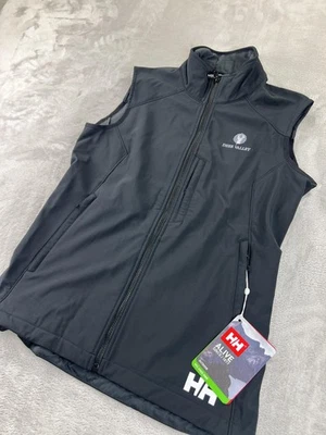 Helly Hansen W Paramount Softshell Vest Womens Medium Black Deer Valley Logo - Image 1 of 4