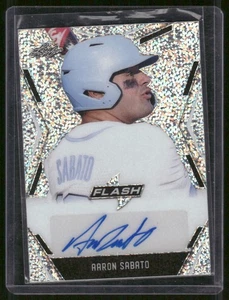 Aaron Sabato 2020 Leaf Flash Portrait Auto Silver BA-AS1 Minnesota Twins - Bild 1 von 2