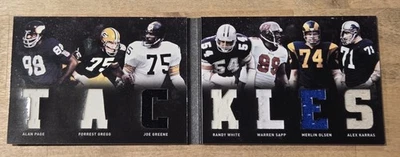 2011/2012 Playbook Material #11 Six Jersey Swatches, Greene, Sapp, Page, Olsen + - Image 1 of 4