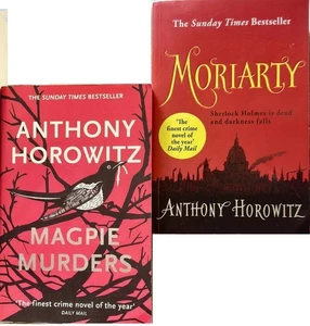 LOT 2 ANTHONY HOROWITZ SOFTCOVER BOOKS MAGPIE MURDERS & MORIARTY - Bild 1 von 3