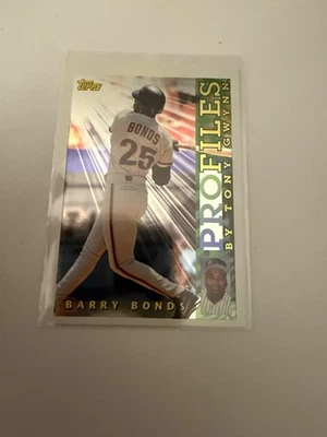 1996 Topps - Profiles Barry Bonds #NL-03 - Image 1 of 2