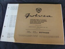 Lancia Fulvia aggiornamento catalogo parti di ricambio 1969