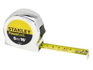 Stanley Werkzeuge - PowerLock® Classic Pocket Tape 5m (16ft) (Breite 19mm)