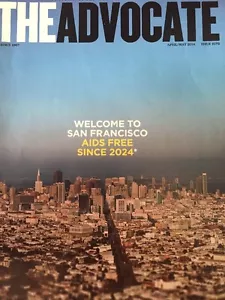 The Advocate Welcome To San Francisco AIDS Free Since 2024* 4/5 14 - Imagen 1 de 4