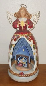 Jim Shore "Child of Mary" Rotating Musical Angel Nativity 2008 - Picture 1 of 5