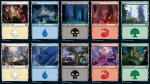 Juego Streets of New Capenna Basic Land (1 cada uno de 10) Magic The Gathering - Imagen 1 de 1