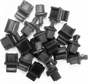 20-pak RJ45 Osłona przeciwpyłowa Nasadka Port Ethernet Wtyczki Przełącznik sieciowy Port Protector fo - Zdjęcie 1 z 12