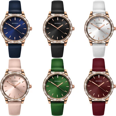Reloj para dama Sekonda Editions con estuche oro rosa precio de venta sugerido por el fabricante £39.99 Foto 1 de 4