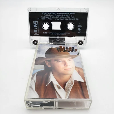 All I Need To Know Kenny Chesney Cassette 1995 Music Club Edition - Image 1 of 4
