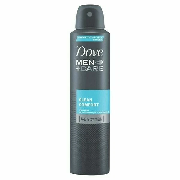 Dove Men+Care "Clean Comfort" Spray Deodorant w/48-Hour Protection - 250ml