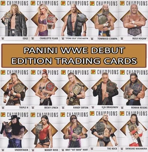 Panini WWE Debut Edition Trading cards Base Legends Champions #1 to #160 - Picture 1 of 161
