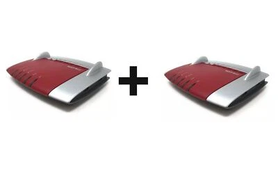 2x AVM FRITZBox 7490 WLAN Mesh Bundle Repeater Verstärker Analog ISDN C-Ware - Bild 1 von 4