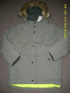 Grau/gelbe Winterjacke Gr.128 H&M NEU!! - Bild 1 von 3
