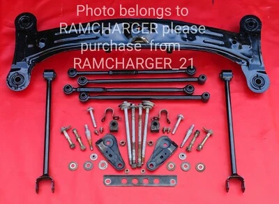 97-04 Avalon ES300  97-01 Camry Rear Subframe Crossmember w Lateral Links Bolts - Image 1 of 4