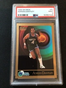 ADRIAN DANTLEY ~ 1990 Skybox PSA 9 como nuevo - Imagen 1 de 2