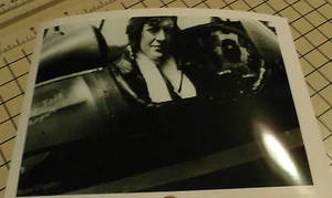 MAUDE TAIT IN COCKPIT AIR RACING B&W 5X7 PHOTOGRAPH - Picture 1 of 1