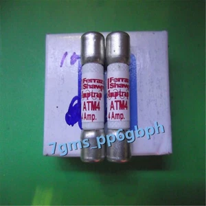 2 PCS NEW Ferraz ATM4 10X38 ceramic fuse 4A 600V - Picture 1 of 3