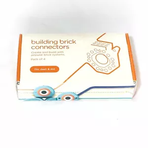 Wonder Workshop Building Brick Connectors for Dash & Dot Robot Toy Pack of 4 NIB - Picture 1 of 7