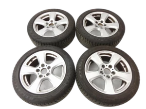 4x Kompletträder Alu Winterreifen 225/50R17 5X120/120 6.50-7.35mm für E61 530... - Bild 1 von 12