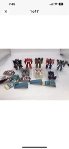 Transformers Cyberverse LOT 8 NEW Scout Class FIGURES Loose  GRIMLOCK, RATCHET - Picture 1 of 6