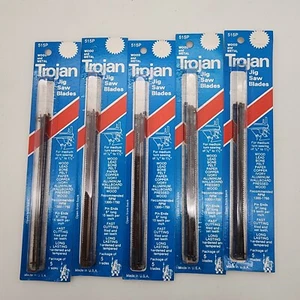 Menge 5 Trojan 515P Laubsägeblätter 5 Stück Pin Enden 15tpi NEU in Packung Neu aus altem Lagerbestand - Bild 1 von 10