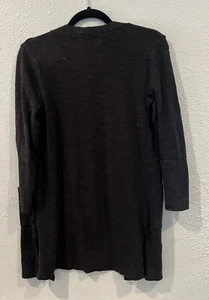 Girls Old Navy 11/12 Black Sweater Open Front Cardigan - A0186 - Picture 1 of 4