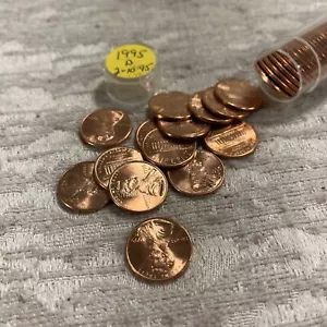 1 rollo de centavo conmemorativo Lincoln 1995 D sin circular 50 monedas -- 7659 - Imagen 1 de 3