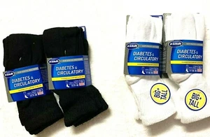 4 Pair Dr. Scholl's Diabetic & Circulatory Ankle Socks "COMFORT & RELIEF" - Picture 1 of 7
