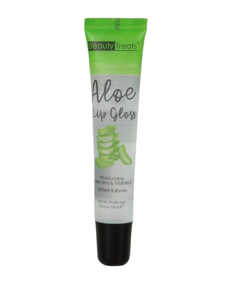Beauty Treats Aloe Brillo Labial Transparente Aloe Vera y Vitamina-E Hidratante Labial Foto 1 de 2