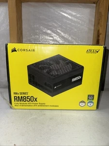 CORSAIR RMx Series RM850x ATX Power Supply - Fully Modular - ATX 3.1 - PCIe 5.1 - Afbeelding 1 van 12