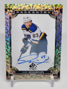 2024-25 Upper Deck SP Authentic Jake Neighbours Pageantry Auto #P-14 - Picture 1 of 2