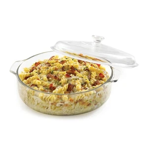 Libbey Baker’s Basics Glass Casserole Dish, Stackable, Clear Versatile 3 Qt C... - Picture 1 of 6