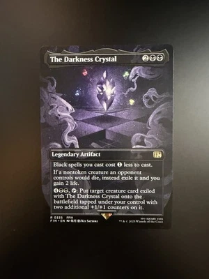 MTG Final Fantasy English The Darkness Crystal Borderless 0335 Non-Foil - Image 1 of 2