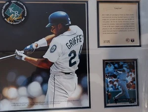 1994 KEN GRIFFEY JR Mariners Kelly Russell Lithograph Original Art Matted/Framed - Picture 1 of 12
