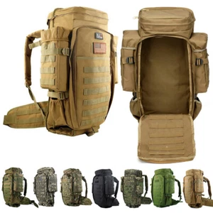 Military Tactical Assault Patrol Multi Day Molle Large 56L Hunting Backpack Pack - Picture 1 of 17