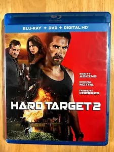 Hard Target 2 (2016 Blu-ray/DVD 2 Discs) (VG) Scott Adkins, Robert Knepper - Imagen 1 de 3