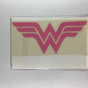 Wonder Woman Vinyl Sticker Truth Justice Large Pink Logo Decal Superhero - Picture 1 of 2