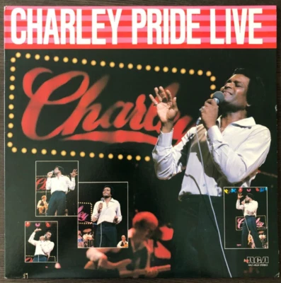 Charley Pride Live -  33 RPM RCA Victor LP (1982) - Image 1 of 4