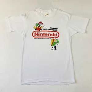 RAR! Vintage 1989 Nintendo Fruit Snacks Zelda Super Mario Promo Müsli T-Shirt S - Bild 1 von 9