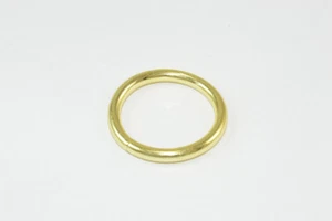 Pole Curtain Rings Brass Plated -EB- Metal Internal Diameter 23mm Pack Size 24 - Picture 1 of 1
