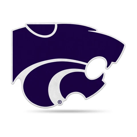 NCAA Kansas State Wildcats 18" Die-cut Team Logo Pennant Fan Cave Cover
