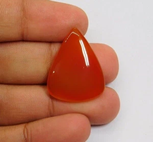 Natural Red Carnelian Cabochon Pear Loose Gemstone For Jewelry 27 Cts. ME-7499 - Picture 1 of 4