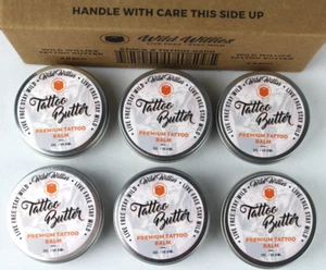 LOT OF 6 Wild Willies Tattoo Butter Balm Aftercare Soothing, Healing Ointment - Picture 1 of 3