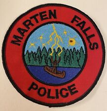  RARE - DEFUNCT - MARTEN FALLS FIRST NATIONS  Police Patch, Ontario, Canada