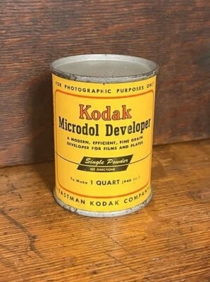 复古柯达 Microdol Developer ~ 制作 1 夸脱 ~ 全新无标签 — 第 1/3 张图片
