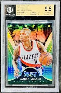 Damian Lillard 2013 Panini Select Clutch Prizms Green /5 Gem Mint BGS 9.5 - Picture 1 of 4