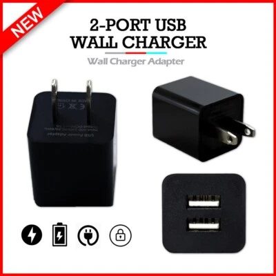 B2G1 FREE 2-Port Dual USB Wall Charger Adapter for iPad 10.2/ Mini 6 8.3 (2021) - Image 1 of 4