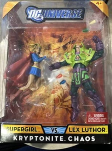 DC UNIVERSE / SUPERGIRL VS LEX LUTHOR / KRYPTONITE CHAOS / 2009 / MATTEL / MISB  - Picture 1 of 2