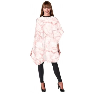 BETTY DAIN 391-ROSE MARBLE SHAMPOO CAPE - (ROSE QUARTZ)