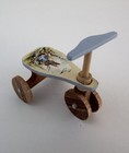 Dollhouse Miniatures Artisan Karen Markland Painted Wooden Peter Rabbit Tricycle